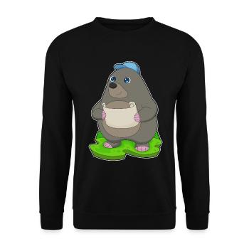 Randonnée sur carte Mole Wanderer - Sweat-shirt Unisexe - noir - Devant - Alina (178cm) & Michal (187cm)