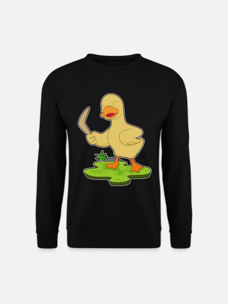 Duck Boomerang - Unisex Sweatshirt - black