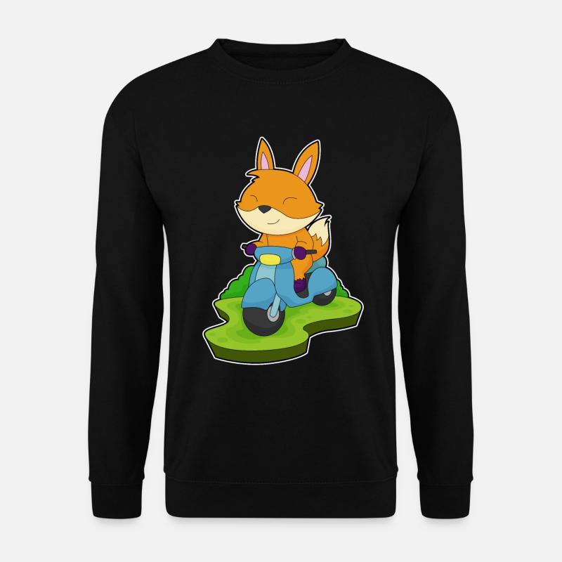 Moto Fox - Sweat-shirt Unisexe - noir