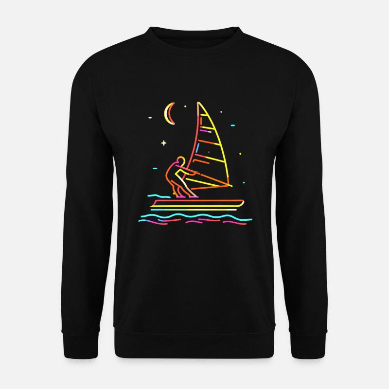 Windsurfing Steamwave - Unisex Sweatshirt - black
