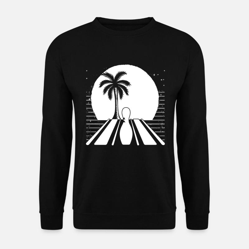 Bowling Grafik - Unisex Pullover - Schwarz