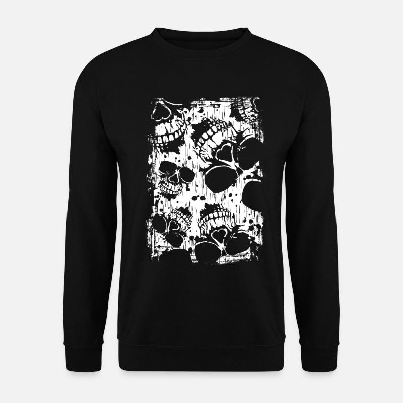 Fierce Skull - Unisex Sweatshirt - black