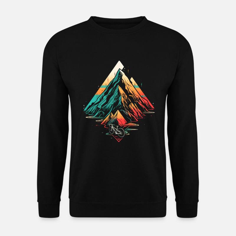 Mountainbiking Steamwave - Unisex Pullover - Schwarz