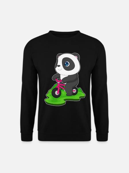 Vélo Panda - Sweat-shirt Unisexe - noir