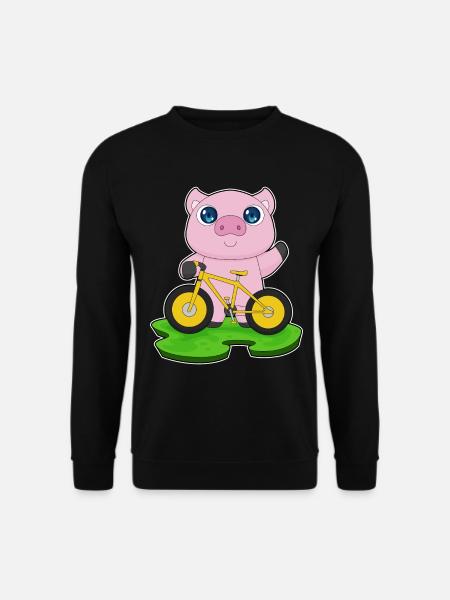 Vélo de cochon - Sweat-shirt Unisexe - noir