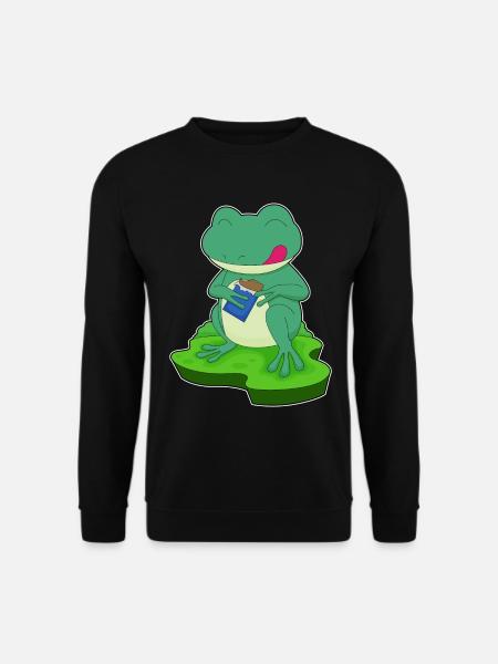 Frosch Schokoriegel - Unisex Pullover - Schwarz