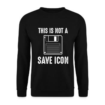 Nerd - Unisex Sweatshirt - black - Front - Alina (178cm) & Michal (187cm)