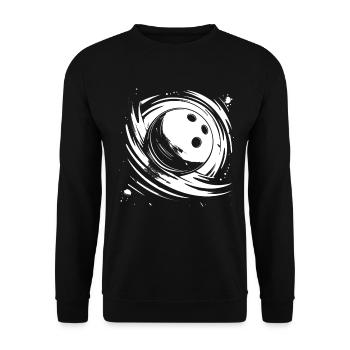 Bowling - Unisex Pullover - Schwarz - Vorne - Alina (178cm) & Michal (187cm)