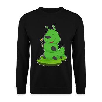 Baguette de magicien Caterpillar - Sweat-shirt Unisexe - noir - Devant - Alina (178cm) & Michal (187cm)