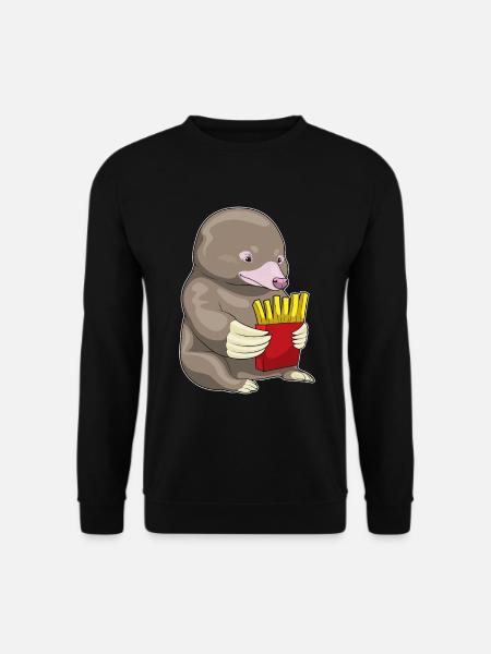 Mole french fries - Unisex Sweatshirt - black