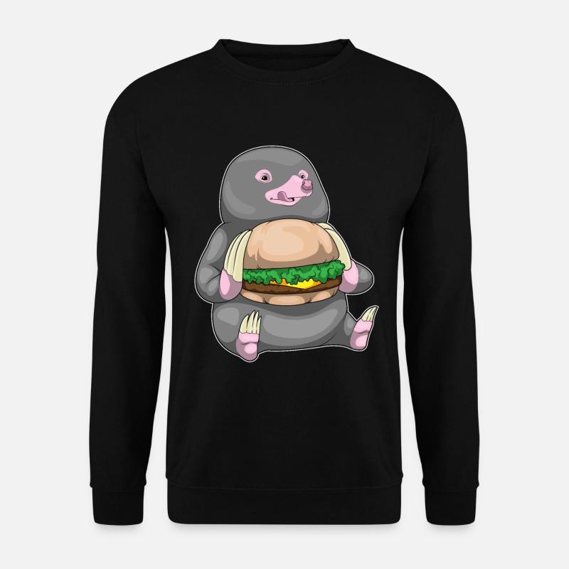 Mole Cheeseburger - Unisex Sweatshirt - black