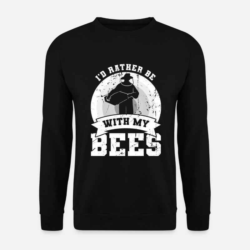 Funny Beekeeper Joke - Unisex Sweatshirt - black