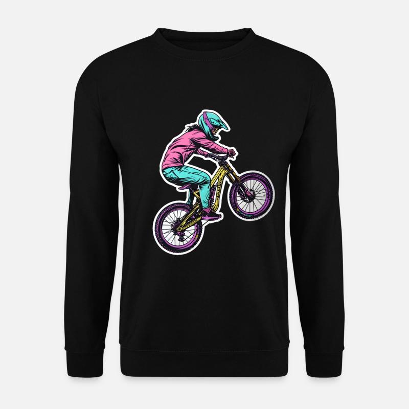 Mountain biker - Unisex Sweatshirt - black