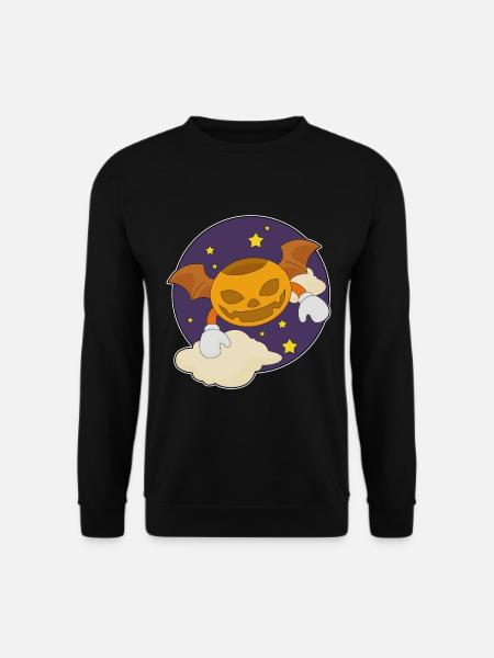 Bat Halloween Night - Unisex Sweatshirt - black