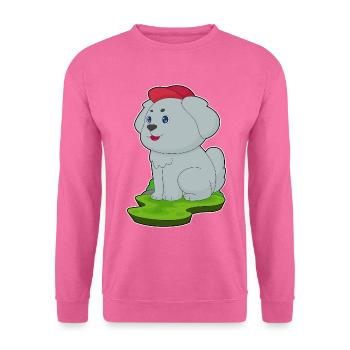 Hund Hut - Unisex Pullover - Pink - Vorne