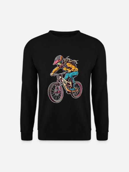 Bicycle Girl - Unisex Sweatshirt - black