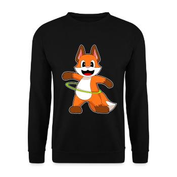 Gymnastique d’entraînement Fox Fitness Hoop - Sweat-shirt Unisexe - noir - Devant - Alina (178cm) & Michal (187cm)
