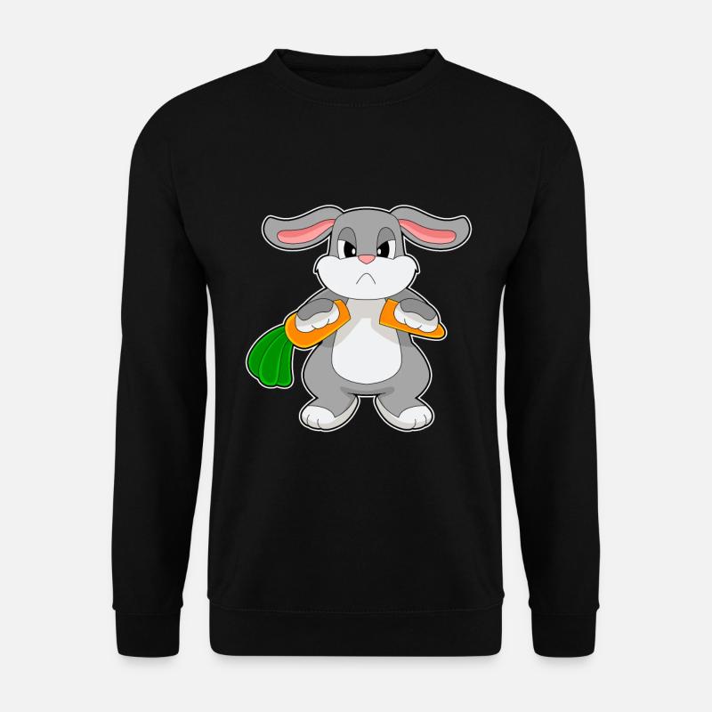 Bunny Carrot - Unisex Sweatshirt - black