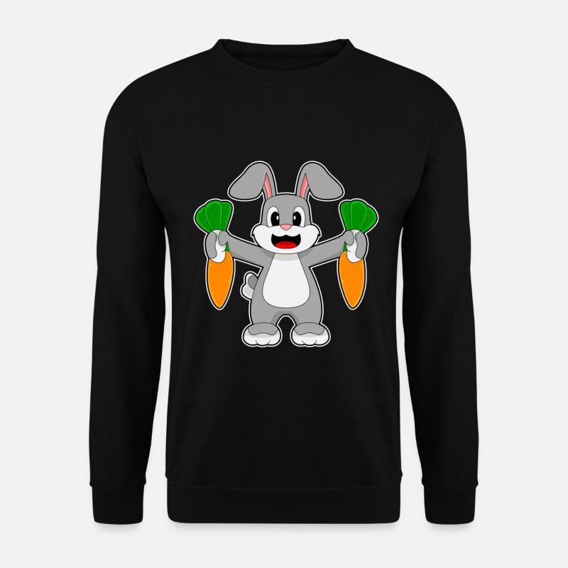Carottes lapin - Sweat-shirt Unisexe - noir
