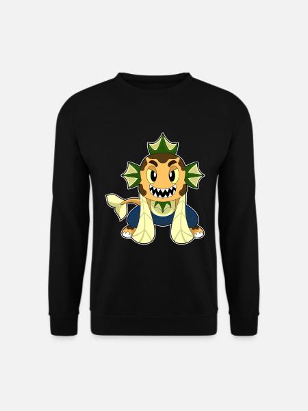 Fish Halloween Monster - Unisex Sweatshirt - black