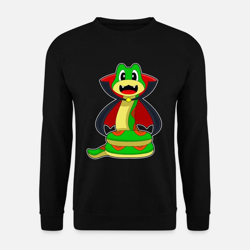 Serpent Halloween Vampire - Sweat-shirt Unisexe - noir