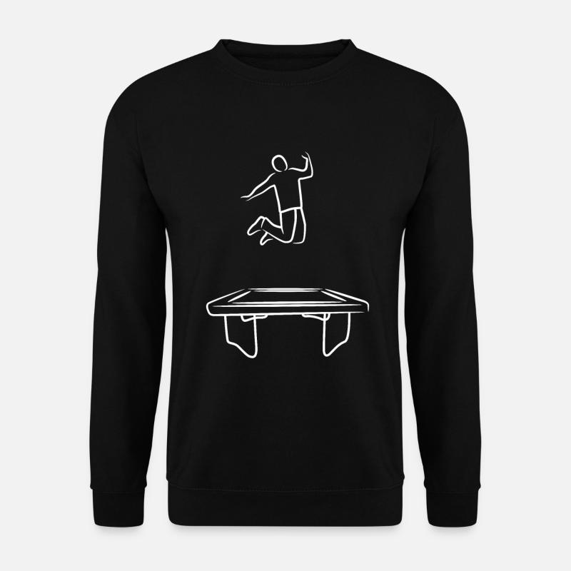Lustiger Trampolinspringer - Unisex Pullover - Schwarz
