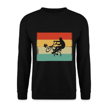 Vêtements de cyclisme - Sweat-shirt Unisexe - noir - Devant - Alina (178cm) & Michal (187cm)