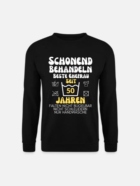 Gentle treatment for 50 years - Unisex Sweatshirt - black