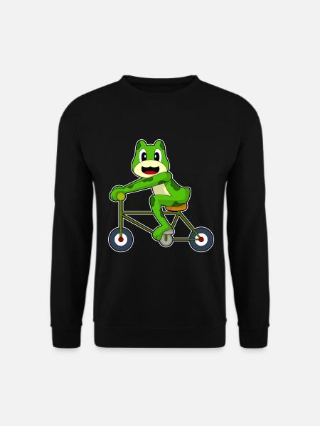 Frog Bicycle - Unisex Sweatshirt - black