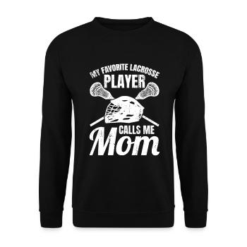 Maman de crosse - Sweat-shirt Unisexe - noir - Devant - Alina (178cm) & Michal (187cm)