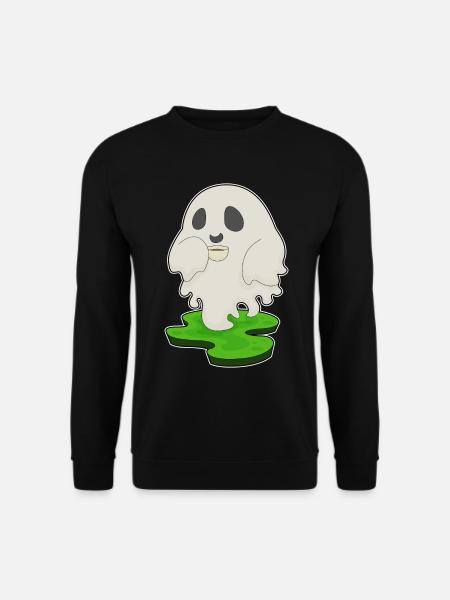 Ghost Halloween Coffee - Unisex Sweatshirt - black