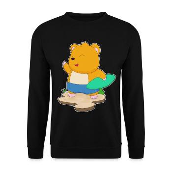 Été de surf sur planche de surf pour hamsters - Sweat-shirt Unisexe - noir - Devant - Alina (178cm) & Michal (187cm)