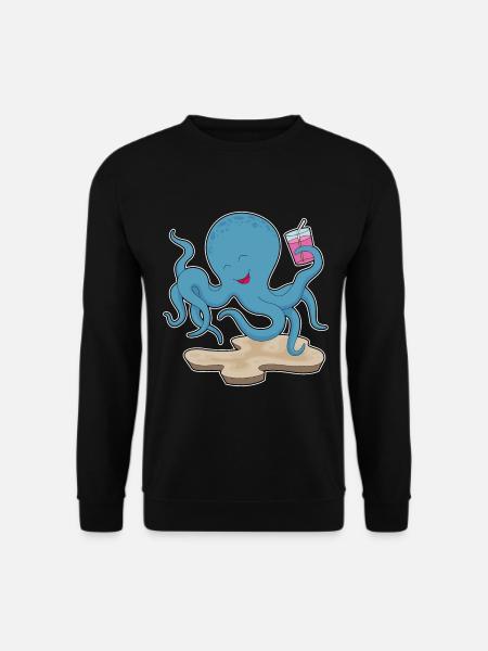 Krake Saft - Unisex Pullover - Schwarz