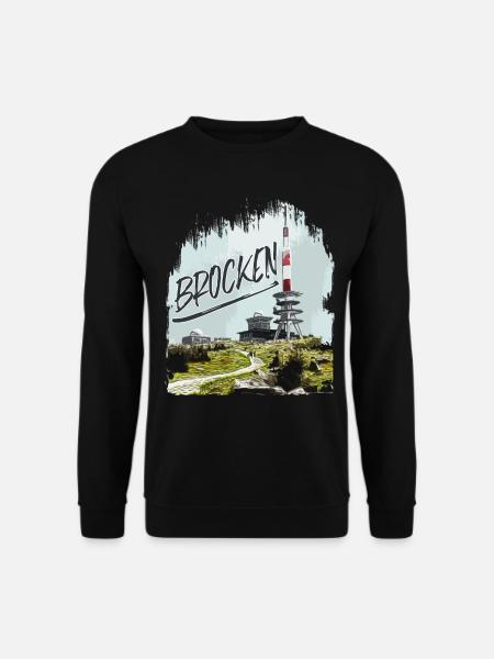 Brocken transmitter and second-hand shop - Unisex Sweatshirt - black