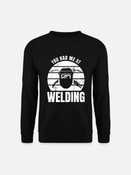 Tu m’as eu à la soudure - Sweat-shirt Unisexe - noir