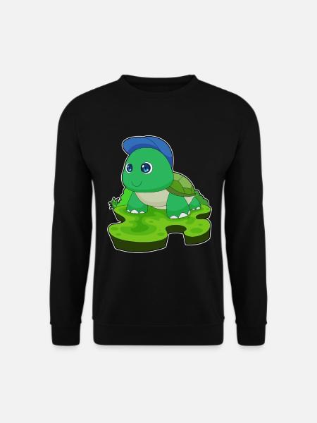 Tortoise Student Cap School - Unisex Sweatshirt - black