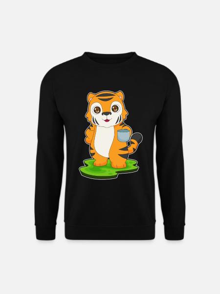 Tiger Mug - Unisex Sweatshirt - black