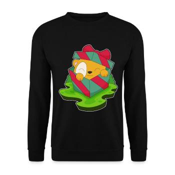 Forfait de Noël hamster - Sweat-shirt Unisexe - noir - Devant - Alina (178cm) & Michal (187cm)