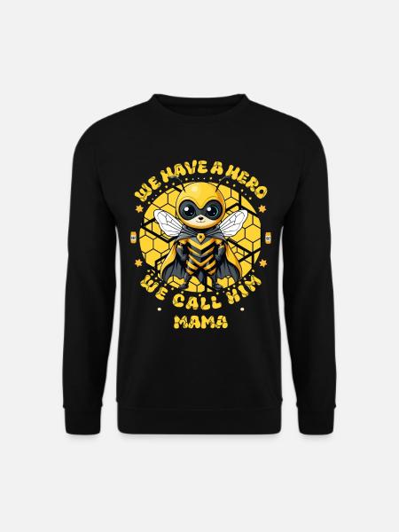 Bienen haben auch Helden - Unisex Pullover - Schwarz