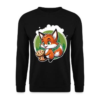 Pâte Foxy - Sweat-shirt Unisexe - noir - Devant - Alina (178cm) & Michal (187cm)