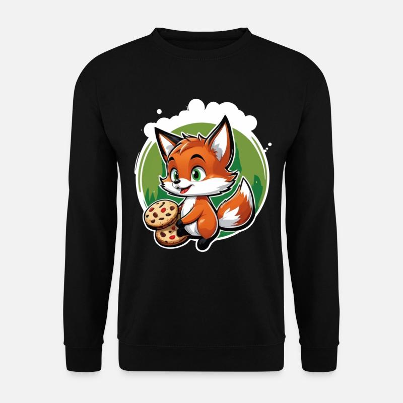 Foxy Pastry - Unisex Pullover - Schwarz