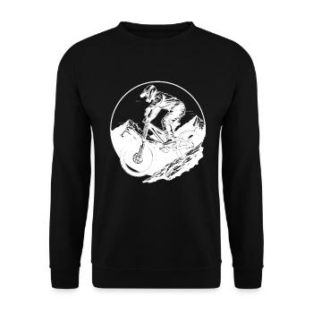 Mountainbiking - Unisex Pullover - Schwarz - Vorne - Alina (178cm) & Michal (187cm)