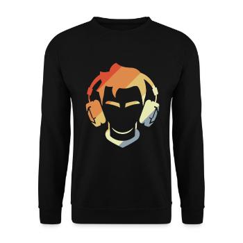 Gamer Vintage Look - Sweat-shirt Unisexe - noir - Devant - Alina (178cm) & Michal (187cm)