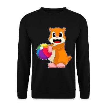 Natation Hamster Water-polo Été - Sweat-shirt Unisexe - noir - Devant - Alina (178cm) & Michal (187cm)