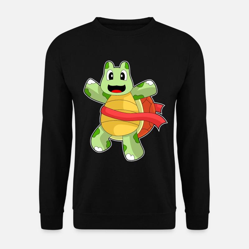 Schildkröte Sieger - Unisex Pullover - Schwarz