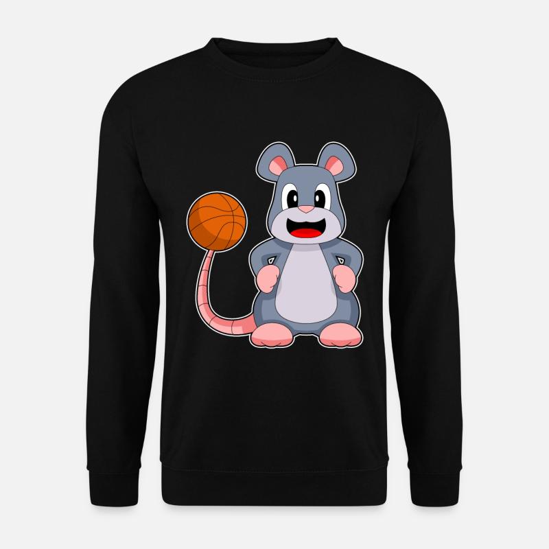 Souris Basketteur Basketteur - Sweat-shirt Unisexe - noir