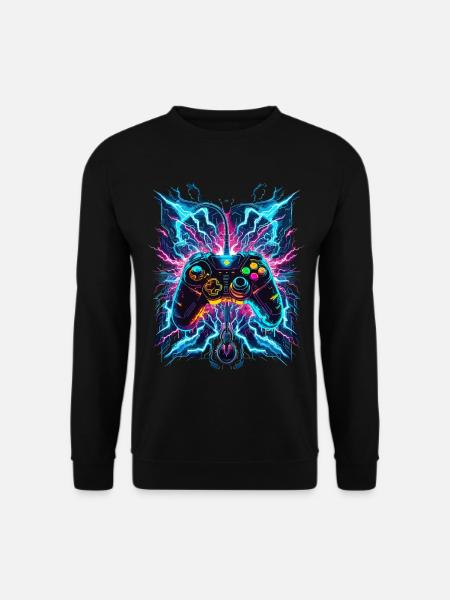 Manette de jeu Neon Blitz Power - Sweat-shirt Unisexe - noir