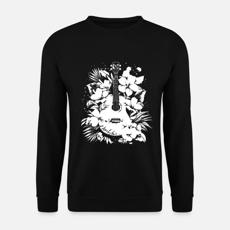 Bande dessinée Ukulélé - Sweat-shirt Unisexe - noir
