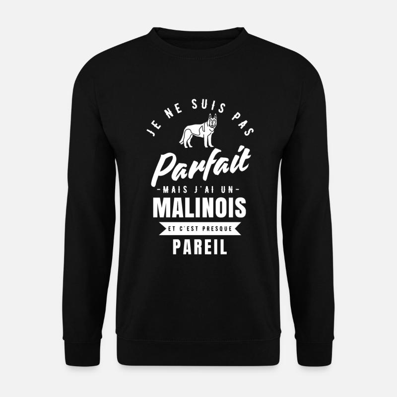 Belgian Malinois Shepherd Gift Idea - Unisex Sweatshirt - black