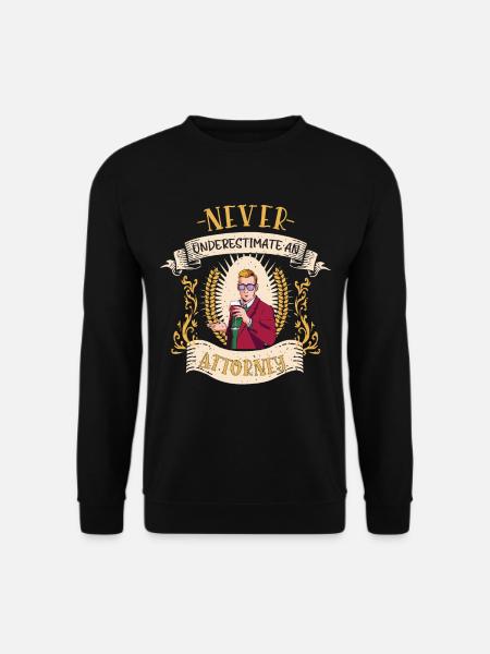 Rechtsanwalt Anwalt Jurist Lustiges Geschenk - Unisex Pullover - Schwarz